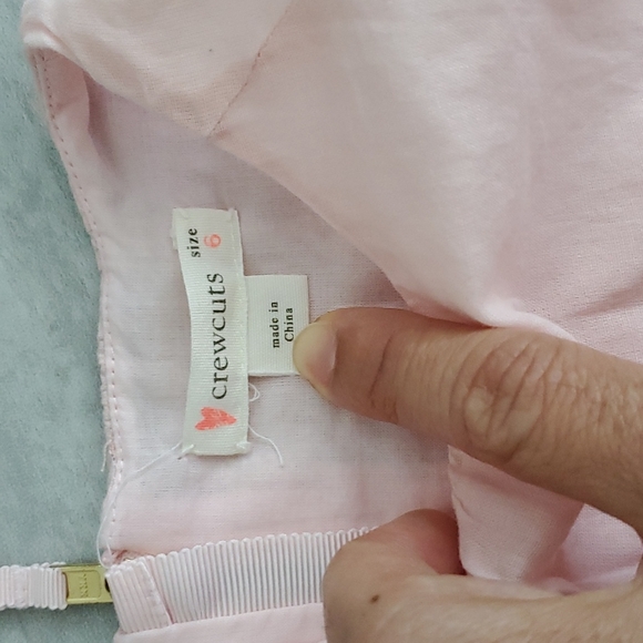 J. CREW Crewcuts pink dress 6yo - Picture 4 of 5